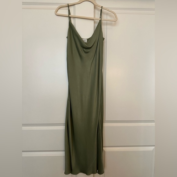 Aritzia Wilfred Canto Slip Satin Dress - Picture 3 of 4